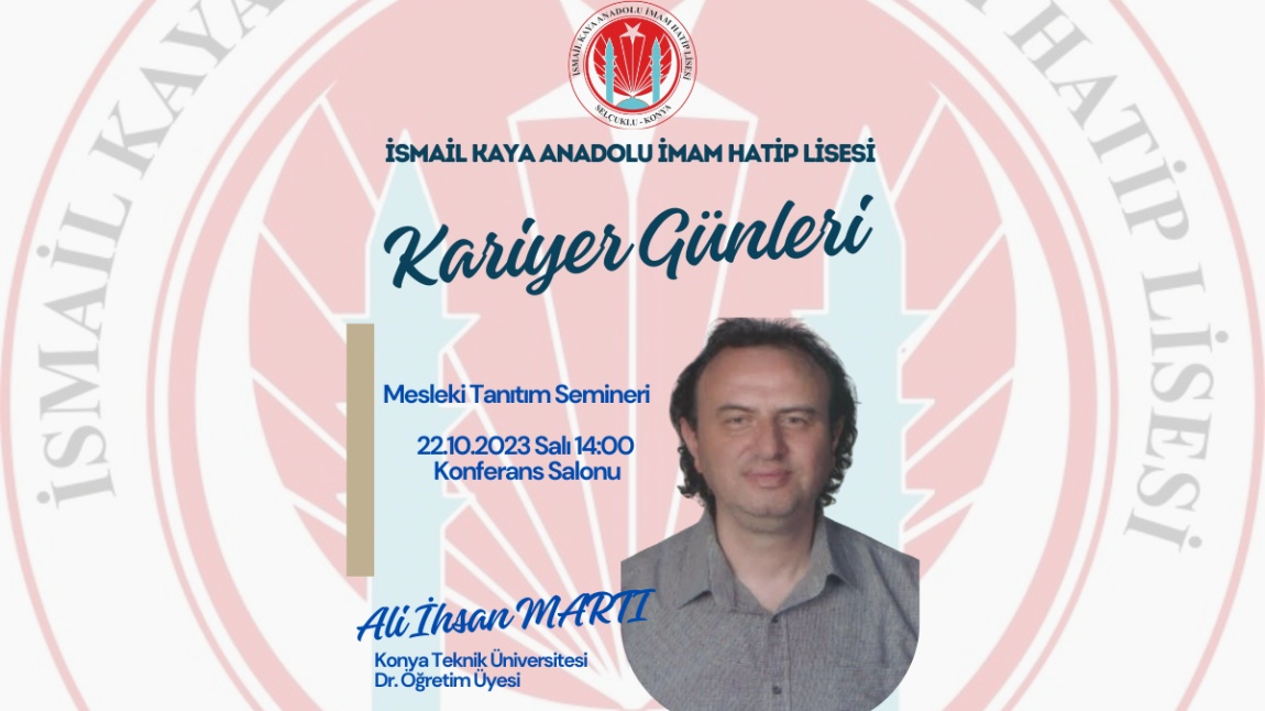 İsmail Kaya Anadolu İmam Hatip Lisesi Kariyer Günleri